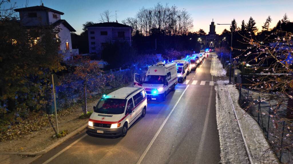 Esercitazione Croce Rossa al Campo dei Fiori