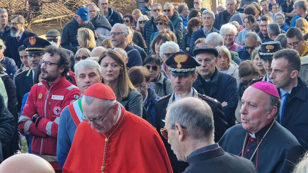 Visita al sacro Monte del cardinale Parolin