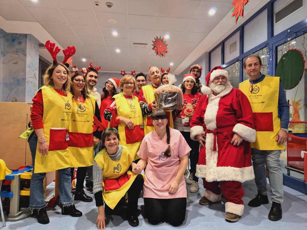 Babbo Natale in pediatria all'Ospedale Del Ponte