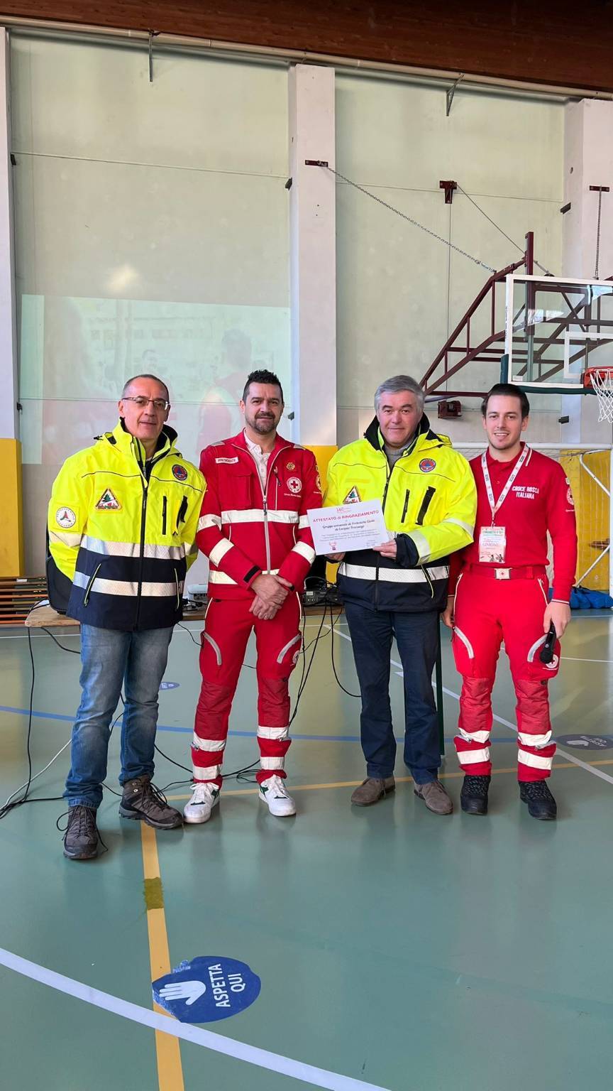 Campo invernale progetto 8 - 13 della Croce Rossa Medio Verbano