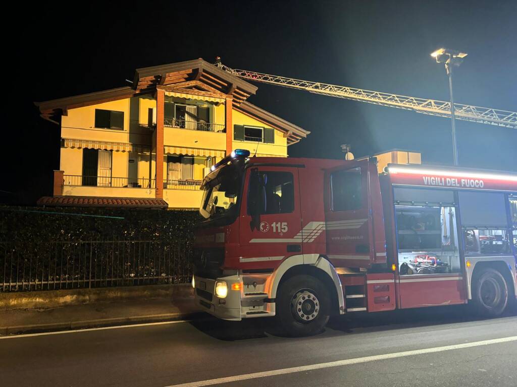 Incendio a Morazzone