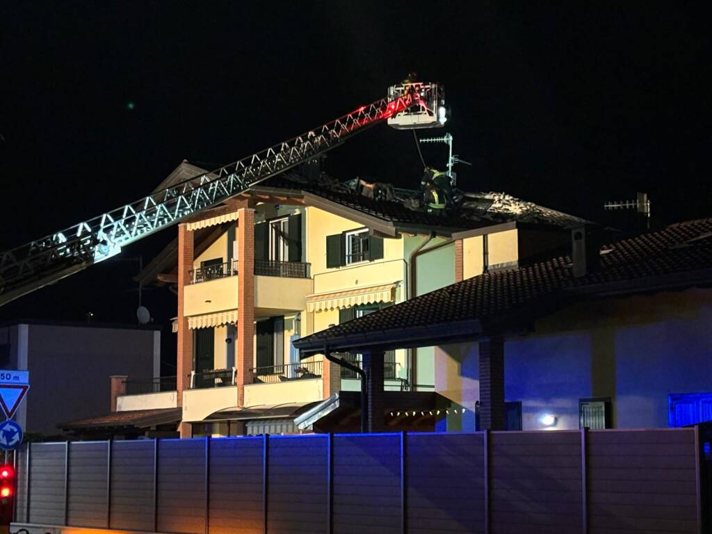 Incendio a Morazzone