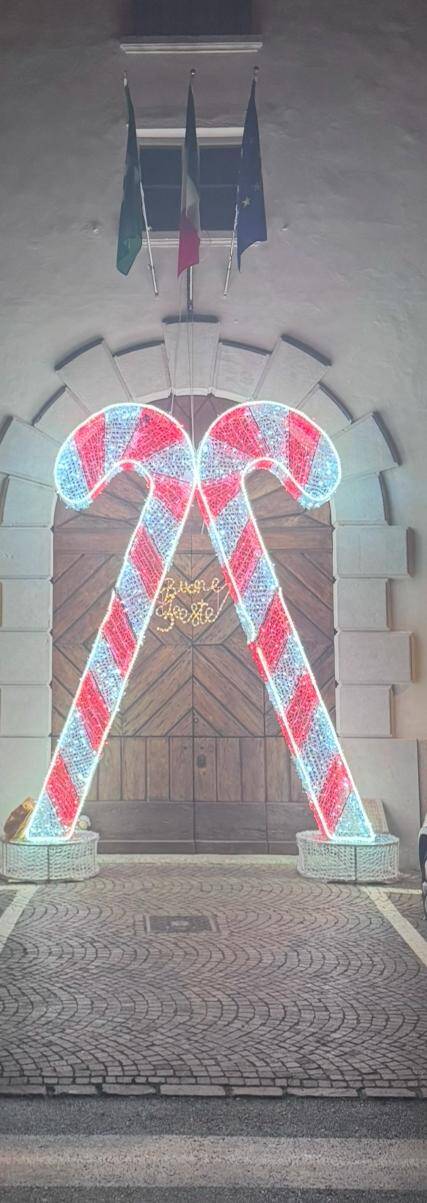 Casciago illuminata per Natale