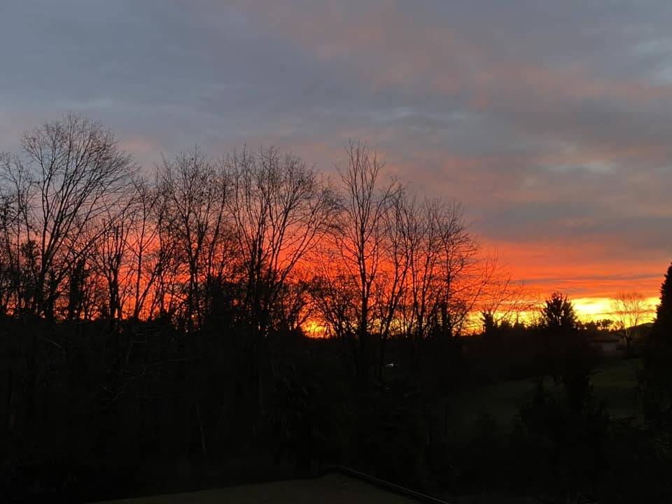 Cielo Rosso su Varese, l'alba del 16 dicembre 