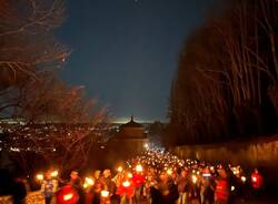 fiaccolata di Natale al Sacro Monte