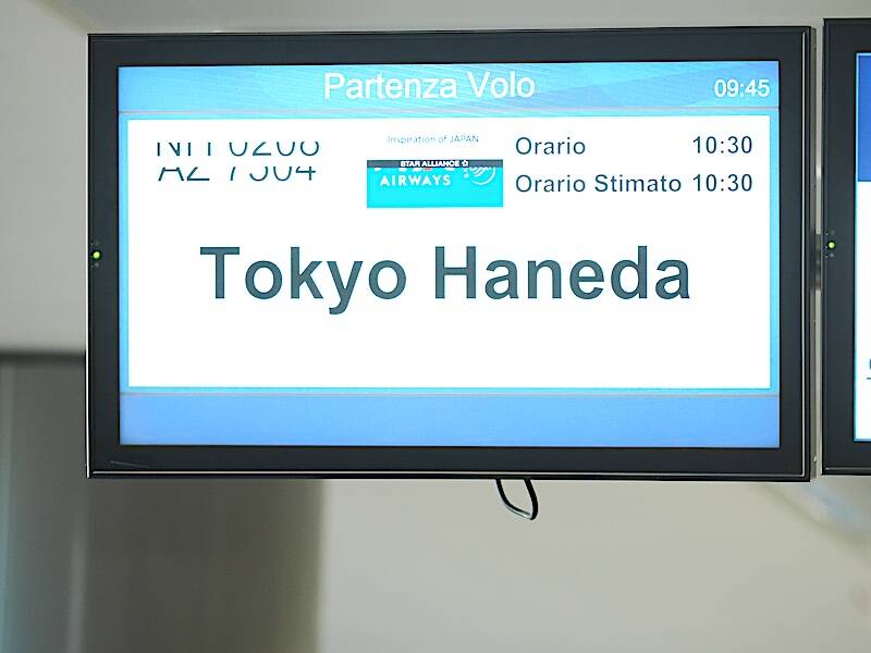 Inaugurazione del volo ANA Milano-Tokyo a Malpensa