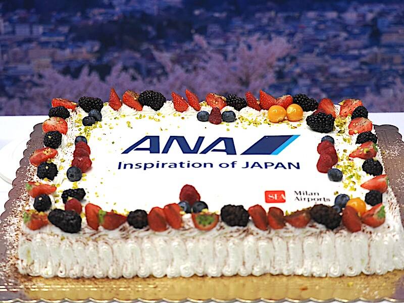 Inaugurazione del volo ANA Milano-Tokyo a Malpensa