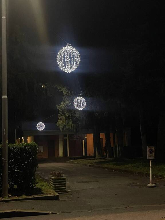 luminarie quartieri Gallarate 