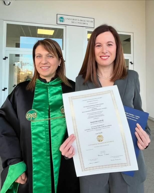Sarah Maestri laurea