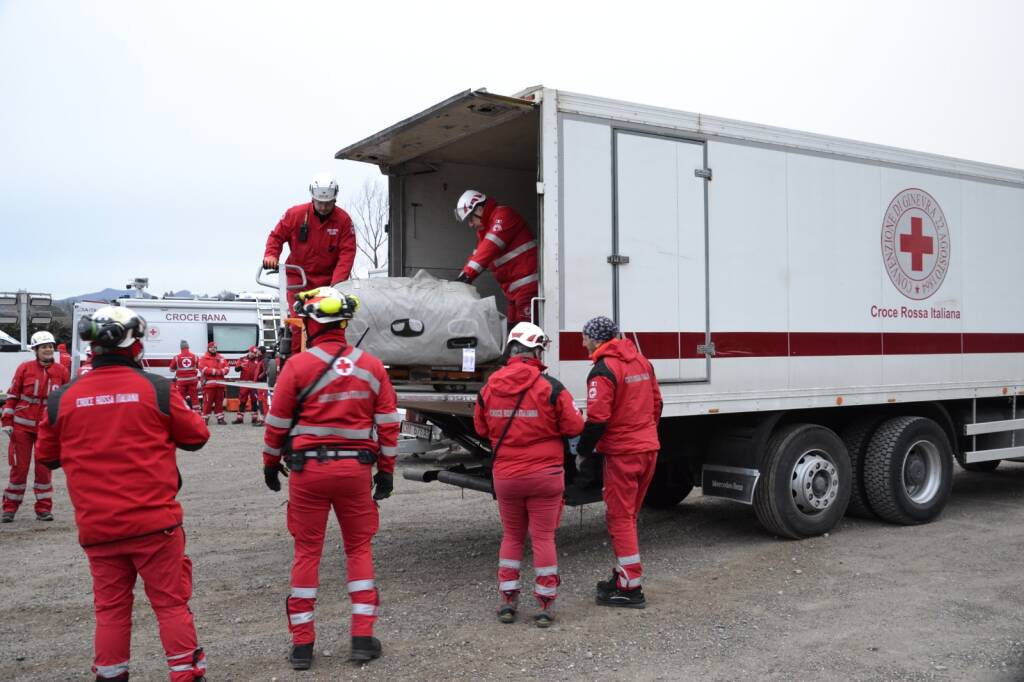 Esercitazione Croce Rossa alla Schiranna