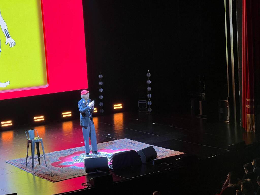 Jovanotti presenta il nuovo album "Il Corpo Umano" a Milano 