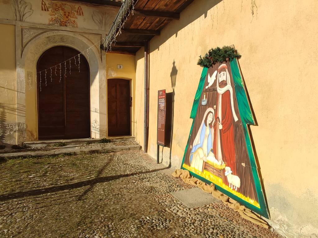 Sacro Monte con il sole all'Ultimo dell'Anno