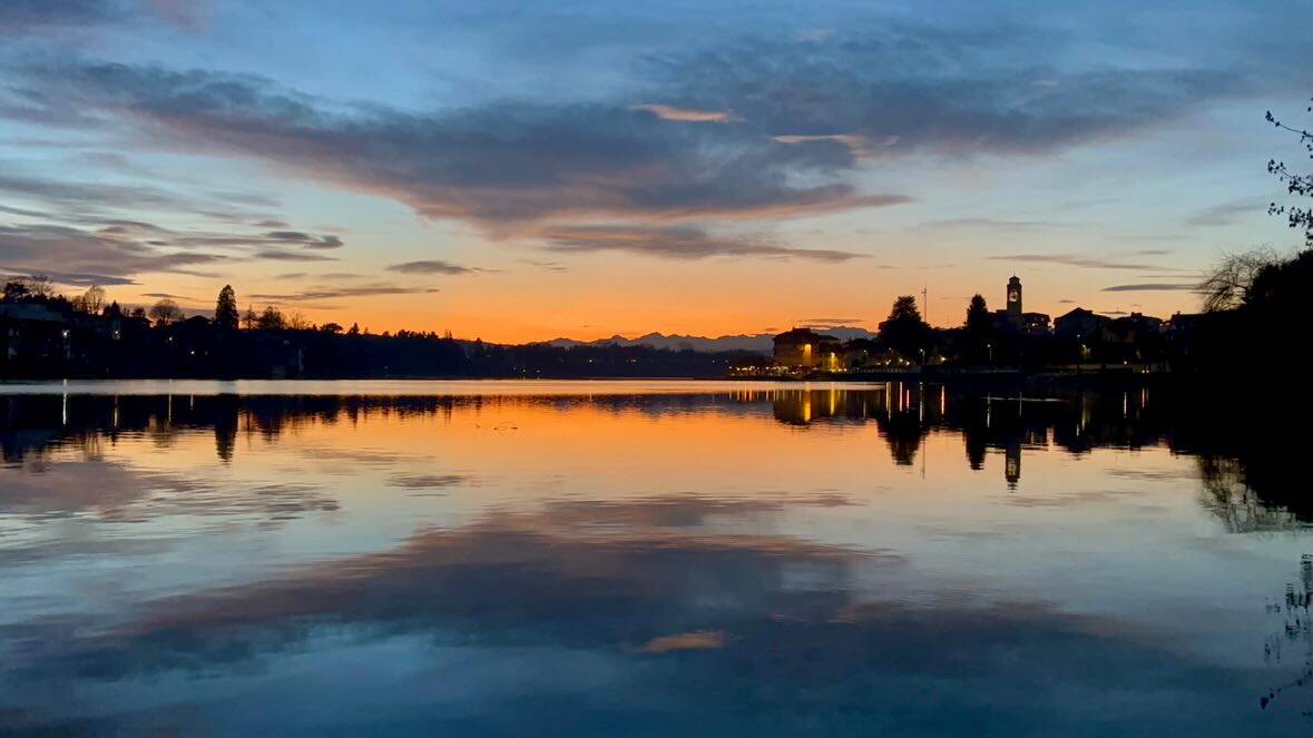 Tramonto sul Lago Maggiore 