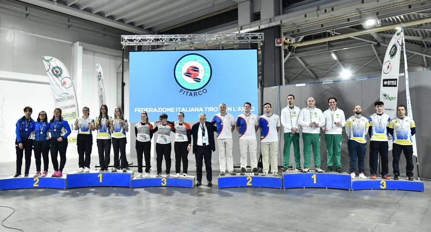 Arcieri del Roccolo ai Campionati Italiani Indoor Fitarco
