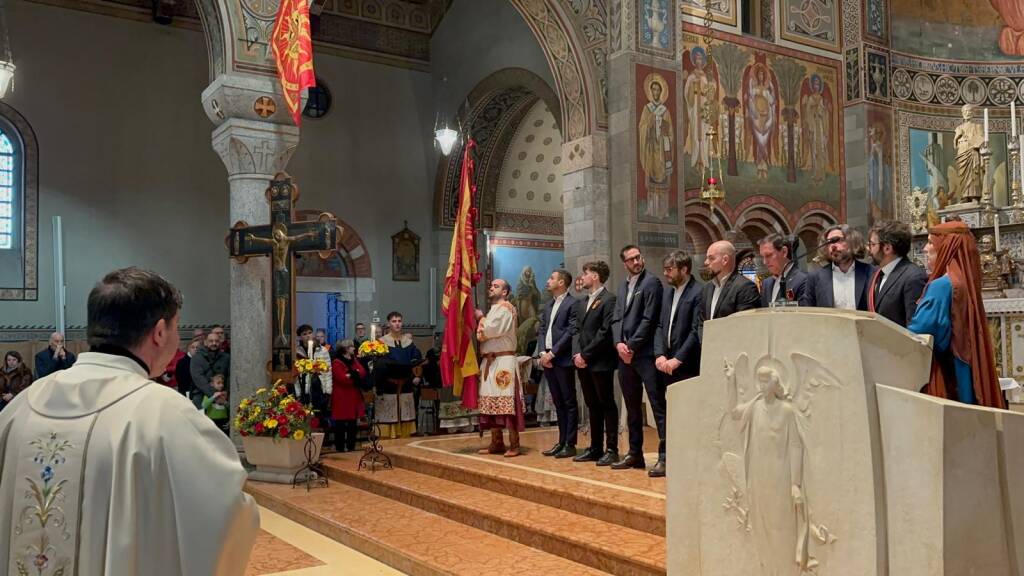 Cerimonia di investitura della reggenza: contrada Legnarello