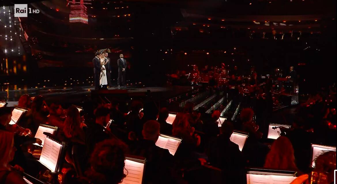 Clara e il Volo nella serata dei duetti