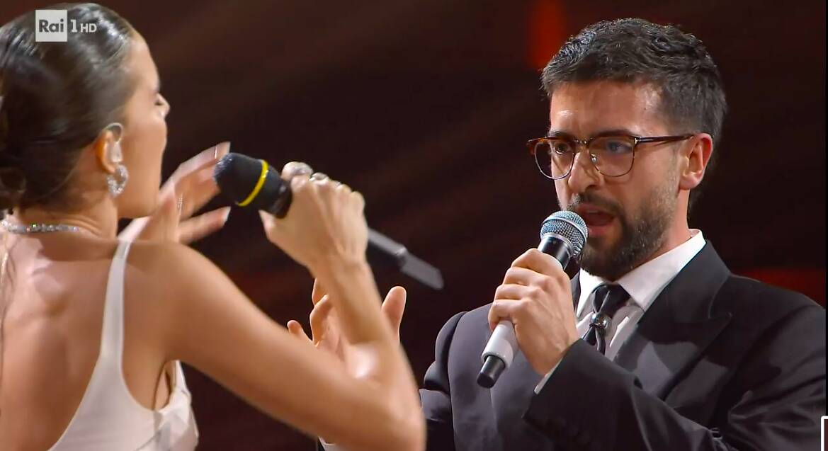Clara e il Volo nella serata dei duetti