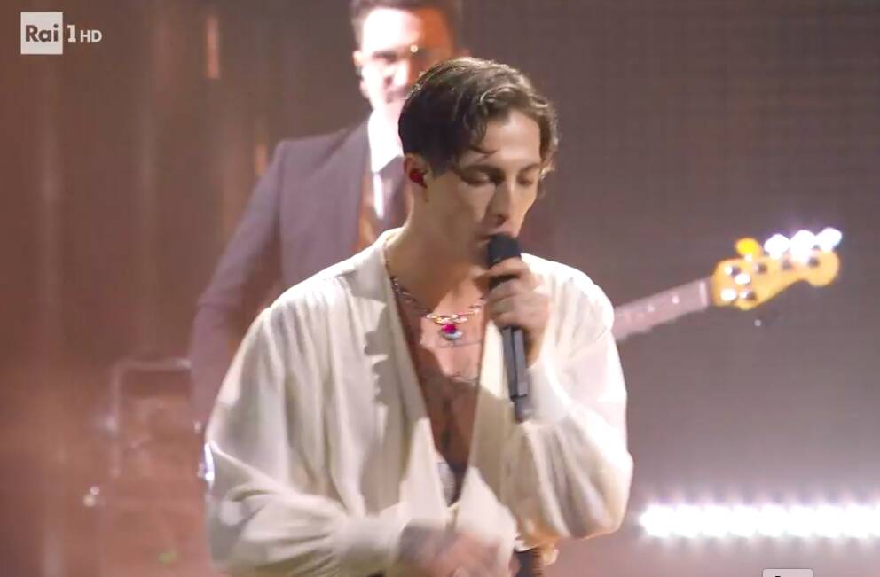 Damiano David a Sanremo 2025