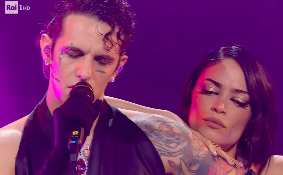 Elodie e Achille Lauro in duetto a Sanremo