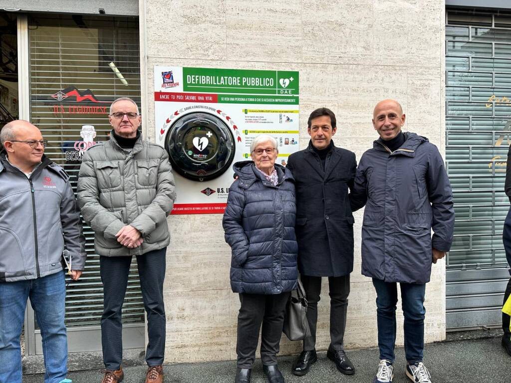 Nuovo defibrillatore a Legnano - Via Quadrio, 22