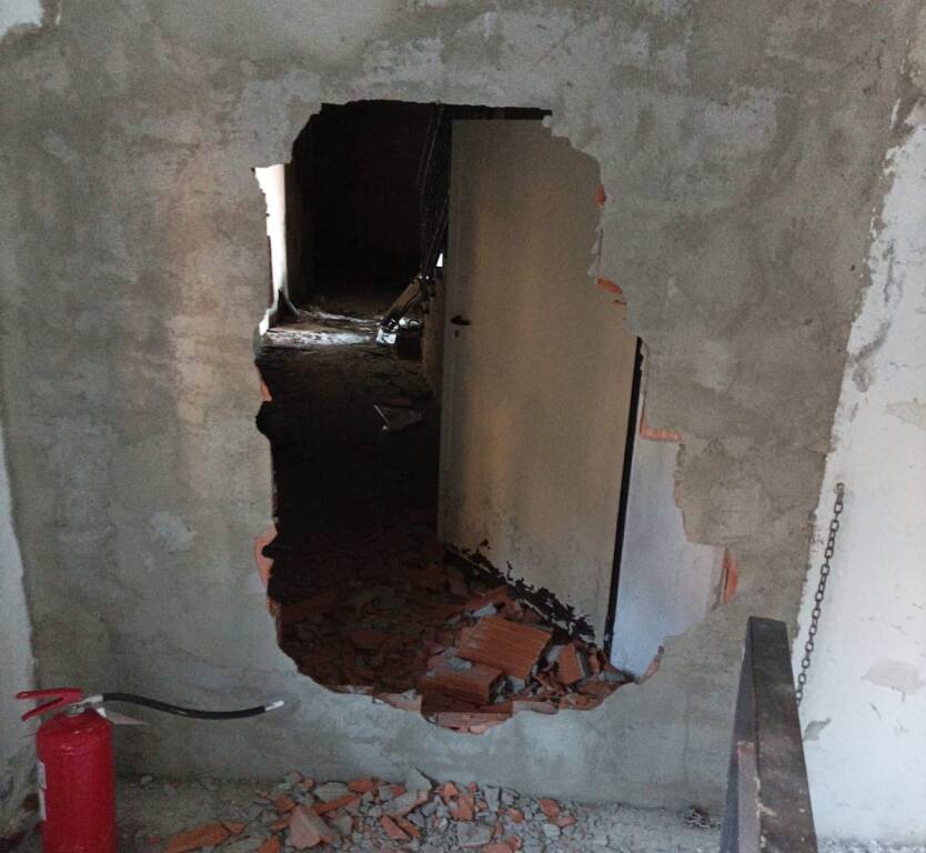 Recinzioni a difesa dell'ospedale di Cuasso