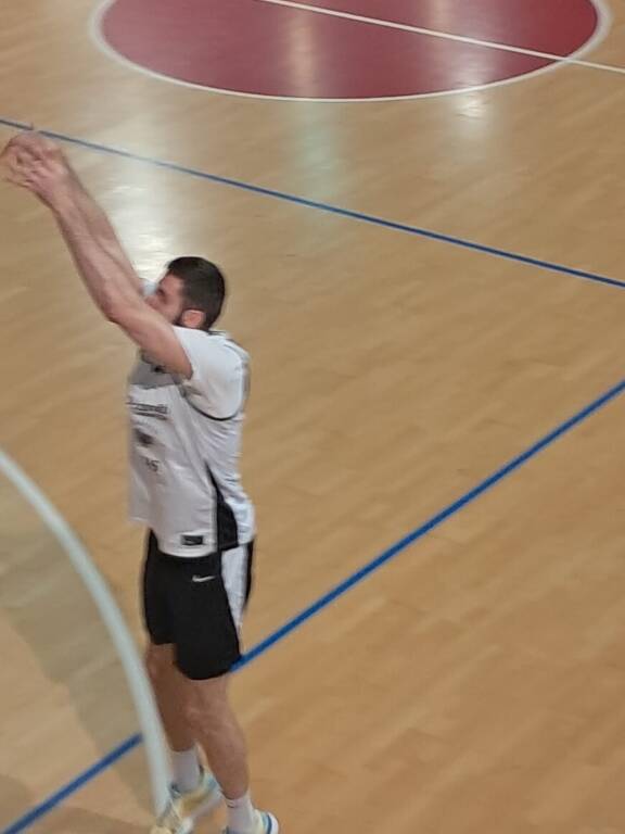 Trento Basket in allenamento a Legnano, credits A. Bernasconi