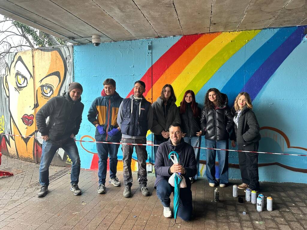 Legnano: il grande Murale per la Pace