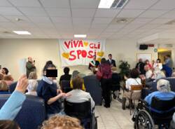 Matrimonio tra novantenni a Villa Rovera Molina di Barasso