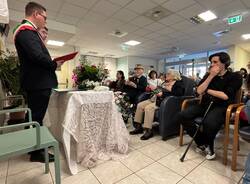 Matrimonio tra novantenni a Villa Rovera Molina di Barasso