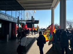 Protesta addetti duty free malpensa