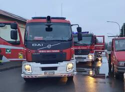 Vf Legnano incendio a Parabiago 23 marzo