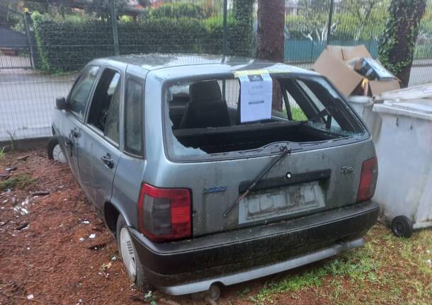 auto abbandonate gallarate
