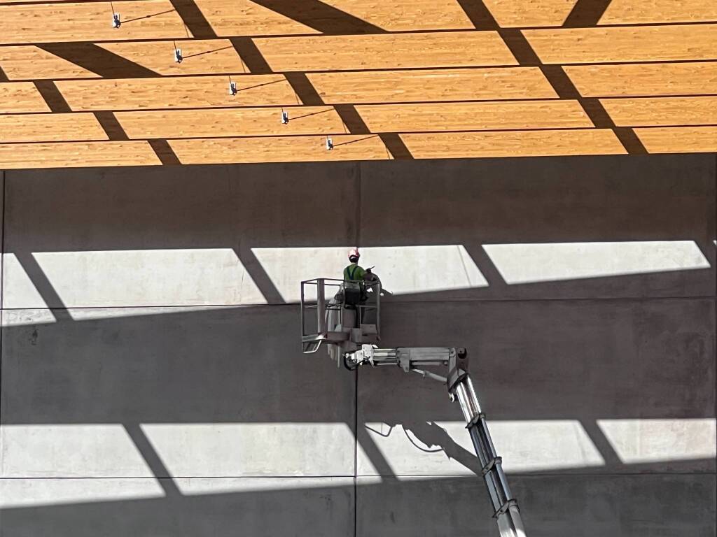 cantiere palaginnastica busto arsizio aprile 2025