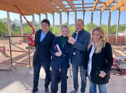 cantiere palaginnastica busto arsizio aprile 2025