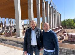 cantiere palaginnastica busto arsizio aprile 2025