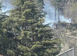 Incendio boschivo al Montallegro, Induno Olona