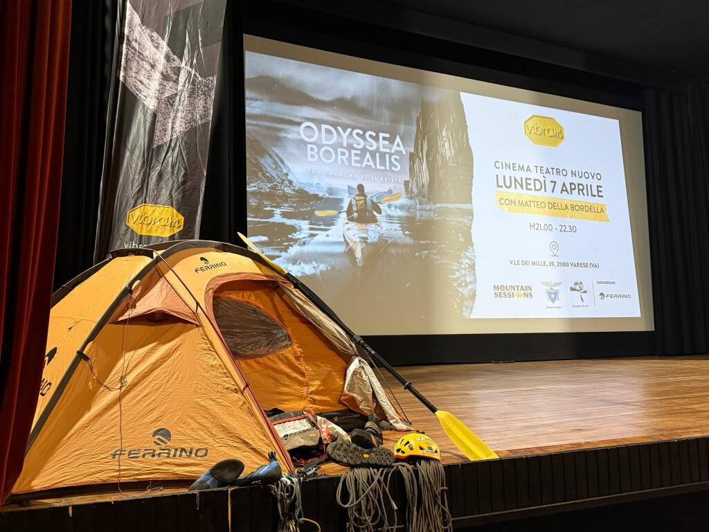 Al Cinema Nuovo Matteo Della Bordella con Odyssea Borealis