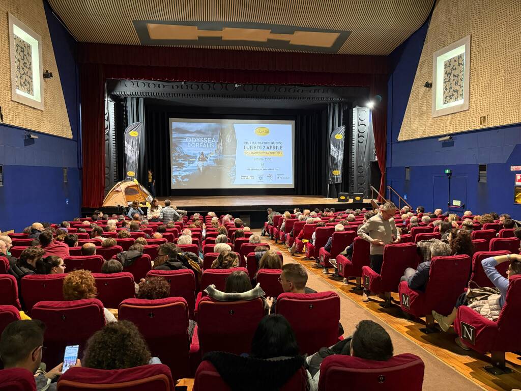 Al Cinema Nuovo Matteo Della Bordella con Odyssea Borealis