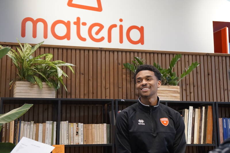 Jaylen Hands in visita a VareseNews