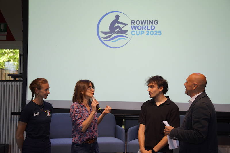 Coppa del Mondo di canottaggio: la presentazione del logo ufficiale