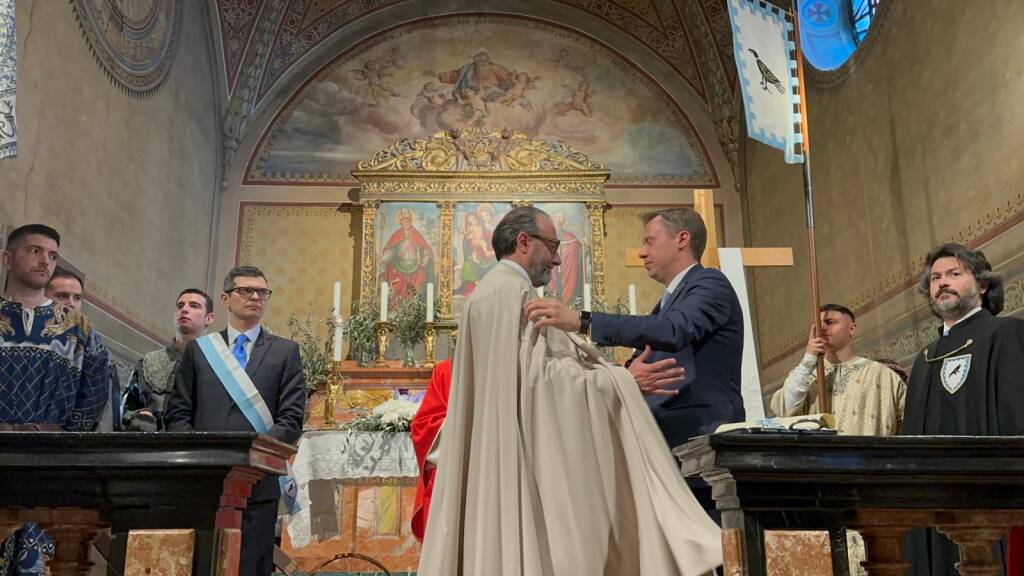 Cerimonia d'investitura della reggenza, contrada Sant'Erasmo