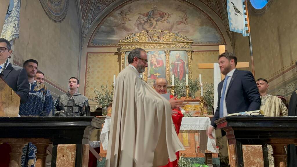 Cerimonia d'investitura della reggenza, contrada Sant'Erasmo