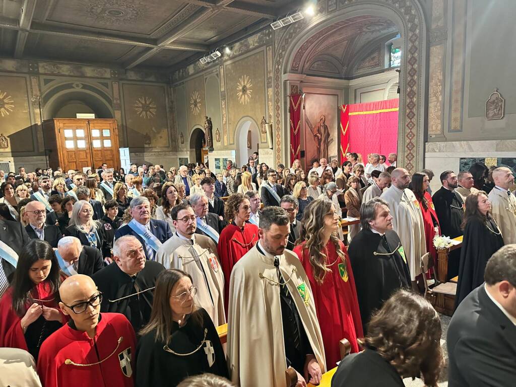 Cerimonia d'investitura della reggenza, contrada Sant'Erasmo