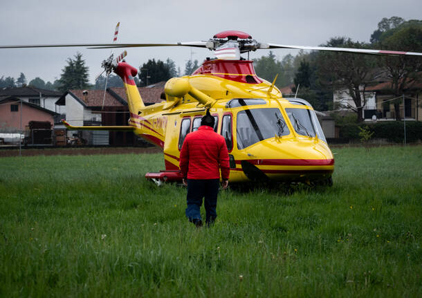 elisoccorso incidente cairate ph. alessandro nardi