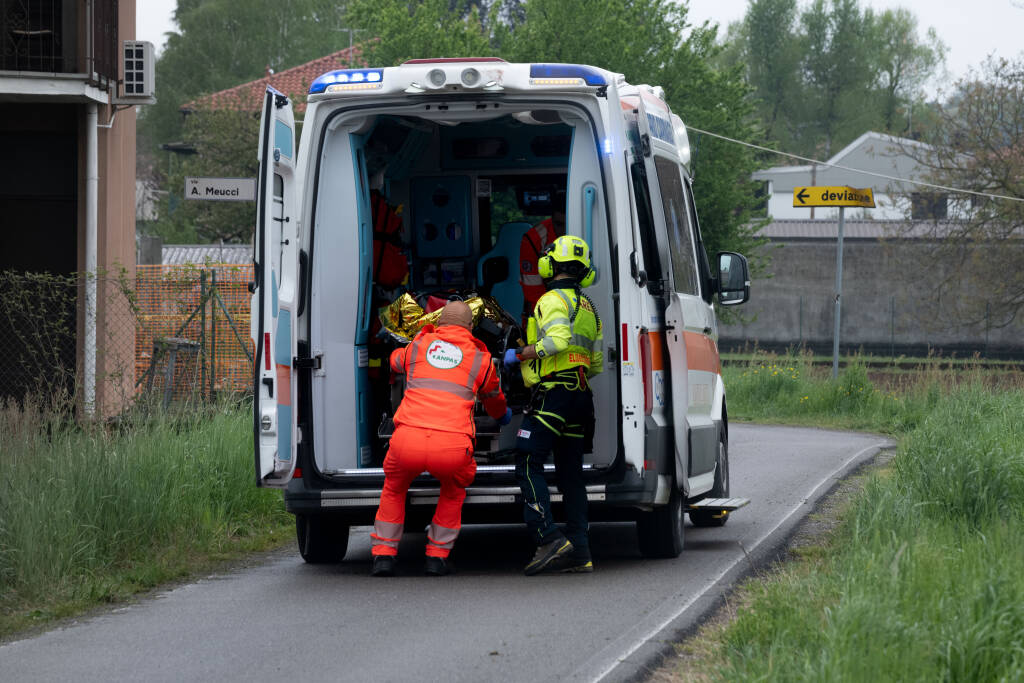 elisoccorso incidente cairate ph. alessandro nardi