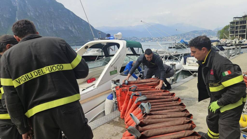 Emergenza gasolio nel Ceresio: contenuta la perdita grazie a un intervento congiunto