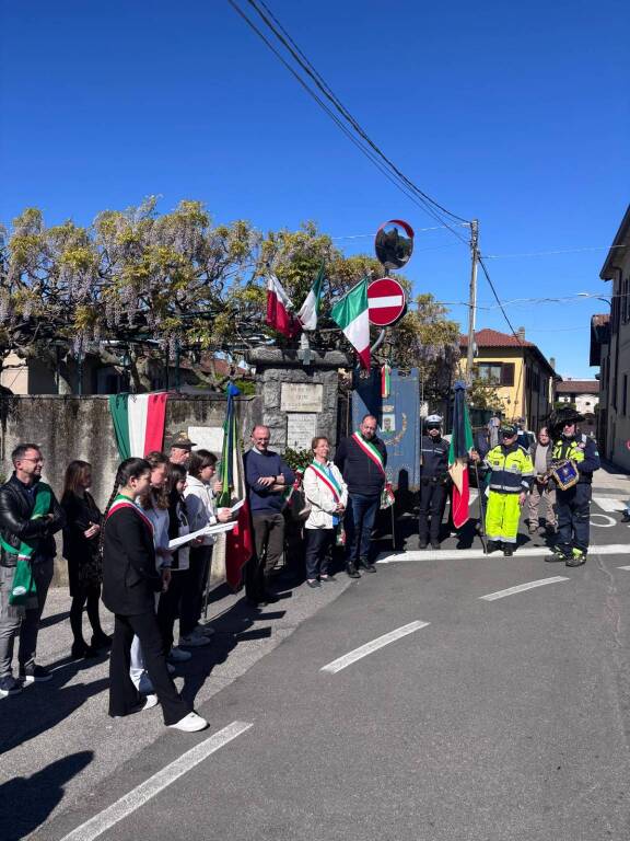 Il 25 aprile a Casciago: "La libertà è di tutti"