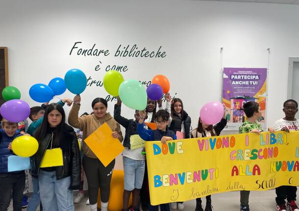 Inaugurata la biblioteca nel quartiere Canazza a Legnano 