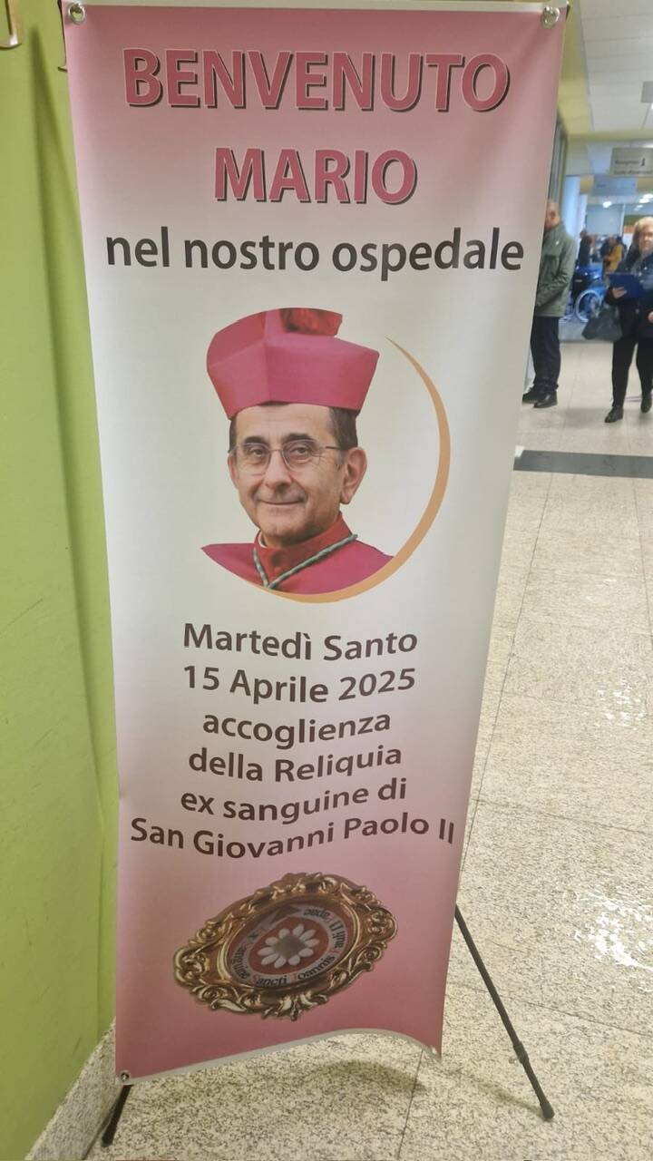 La reliquia di Karol Wojtyla nella chiesa dell’ospedale di Circolo