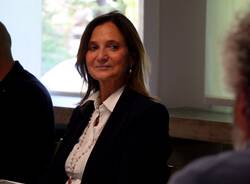 La rettrice dell'Insubria, Maria Pierro, in visita a Materia